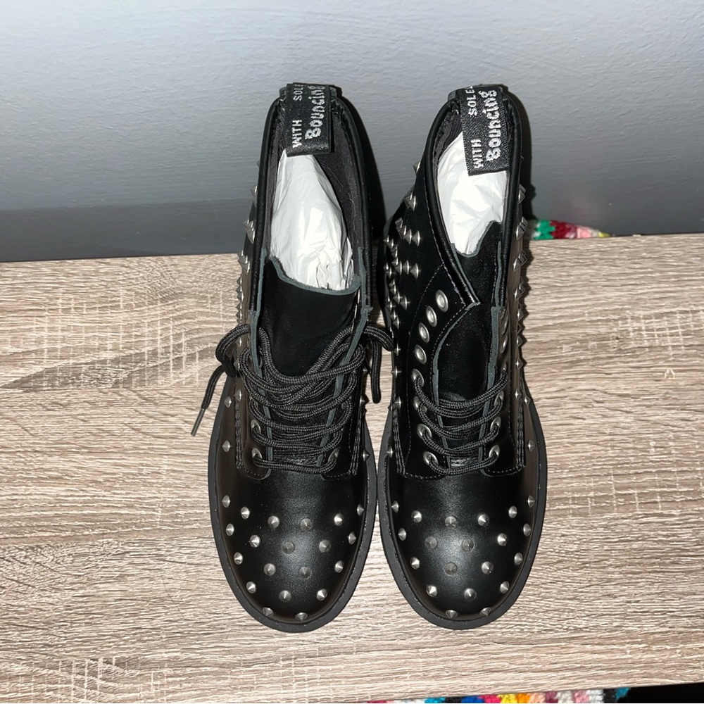 Dr. Martens Studded Leather Boots